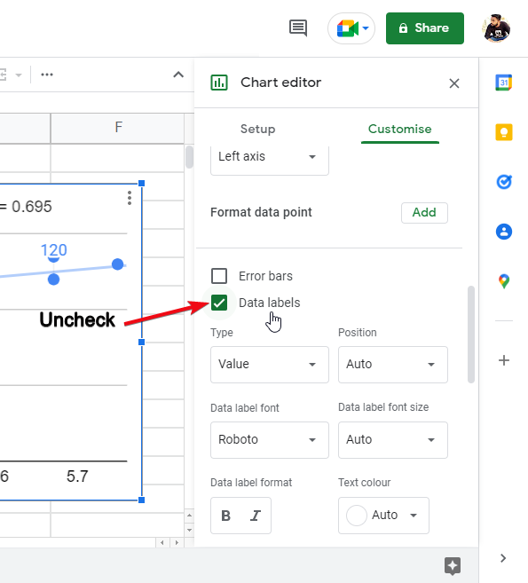how to make a scatter plot in google sheets 35