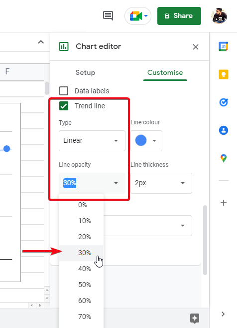 how to make a scatter plot in google sheets 36