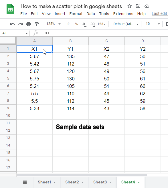 how to make a scatter plot in google sheets 42
