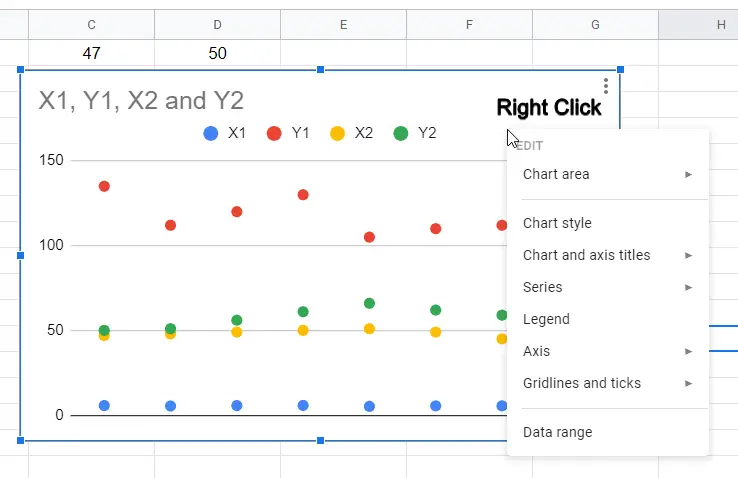 how to make a scatter plot in google sheets 46