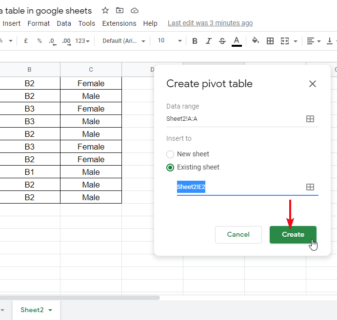 how to make a table in google sheets 29