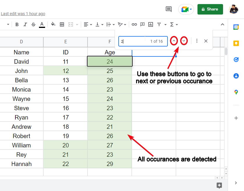 how to search in google sheets 21