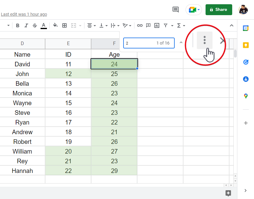 how to search in google sheets 22