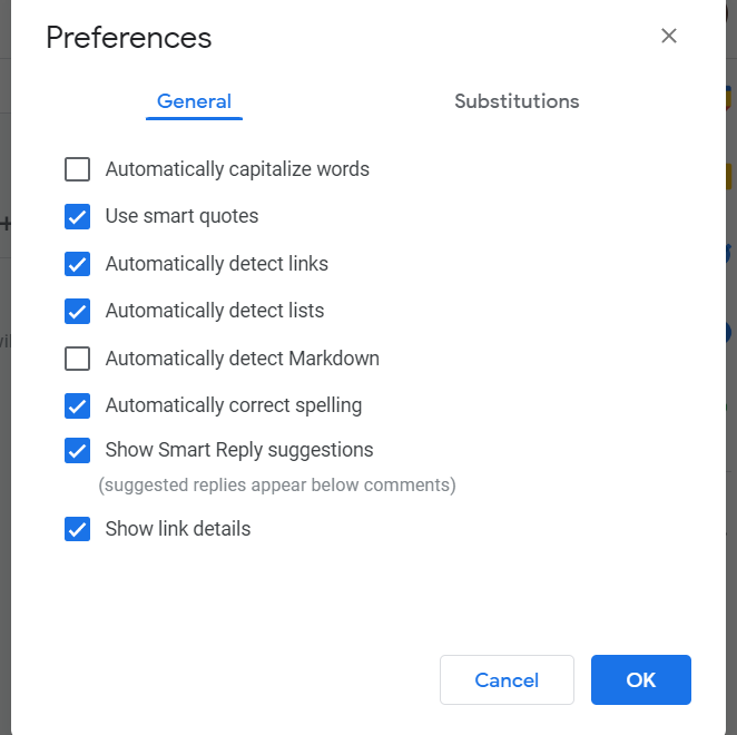 how to turn off and turn on autocorrect in google docs 3