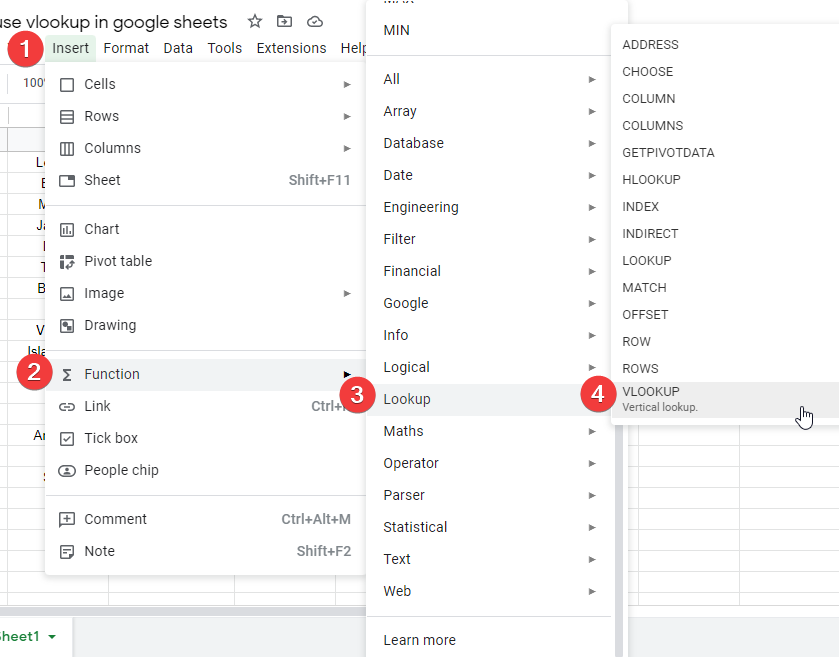 how to use vlookup in google sheets 11