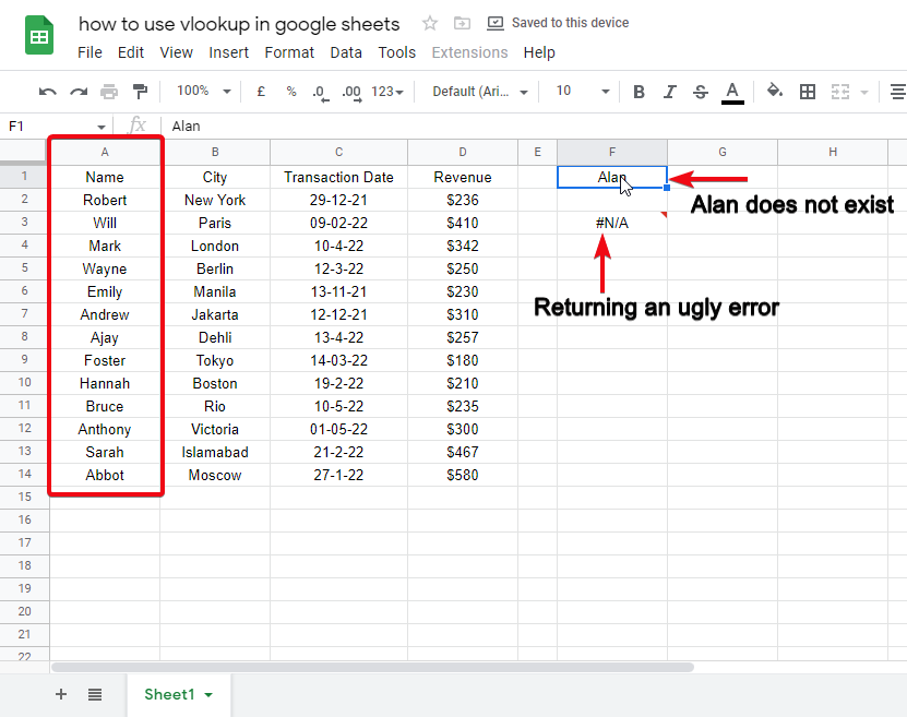 how to use vlookup in google sheets 27