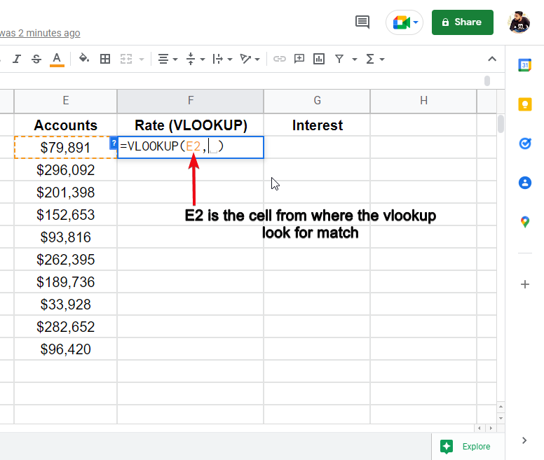 how to use vlookup in google sheets 44