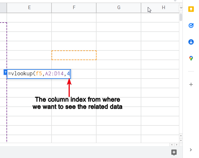 how to use vlookup in google sheets 5