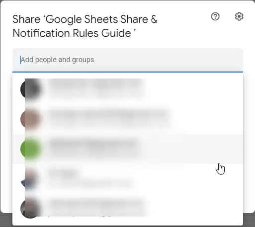 Google Sheets Share & Notification Rules Guide 3