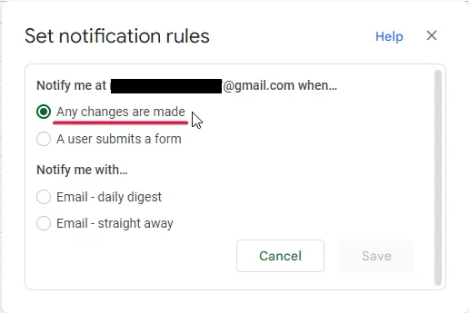 Google Sheets Share & Notification Rules Guide 12
