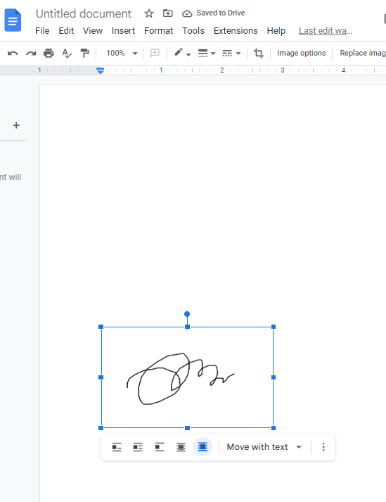 How to add signature in google docs 17