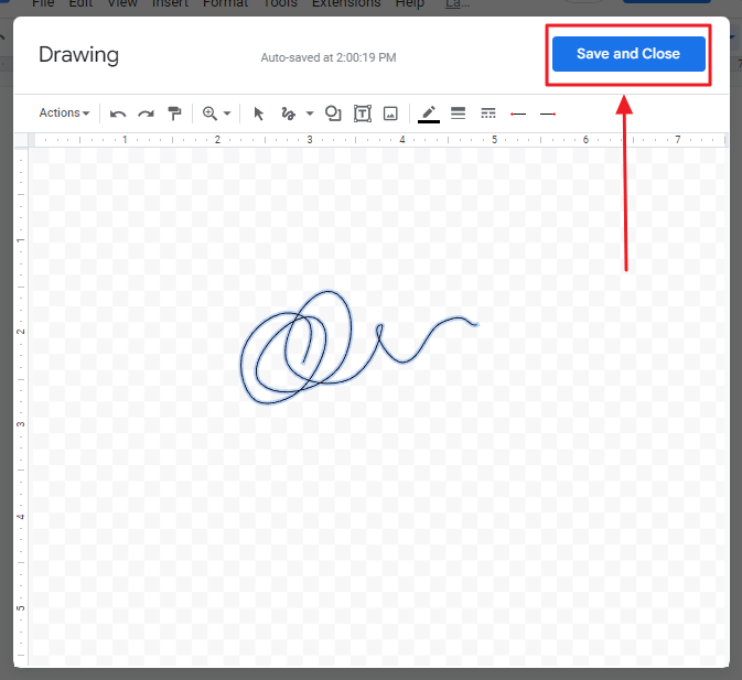 How to add signature in google docs 7