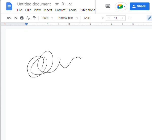 How to add signature in google docs 8