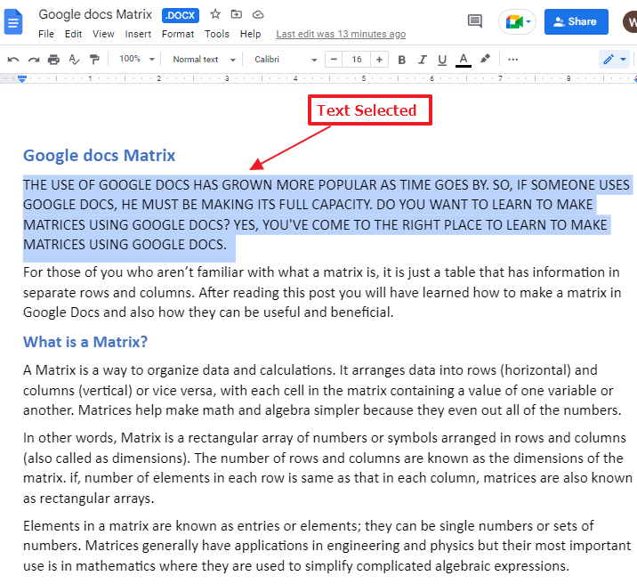 Small Caps Google Docs 2
