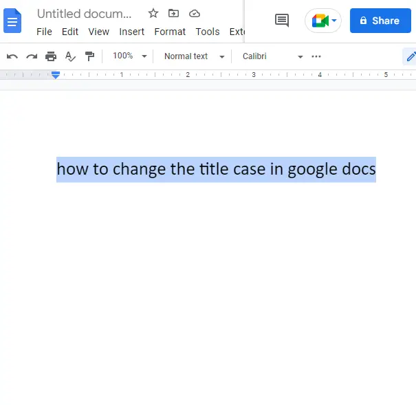 Small Caps Google Docs 9