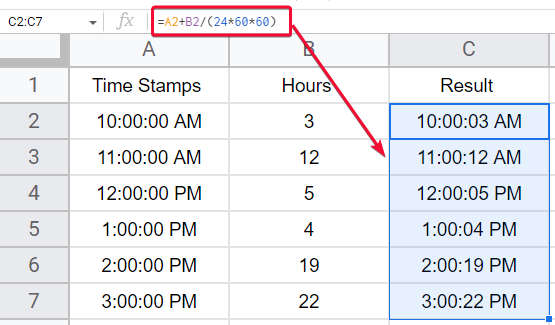 how to Add Time in Google Sheets 23