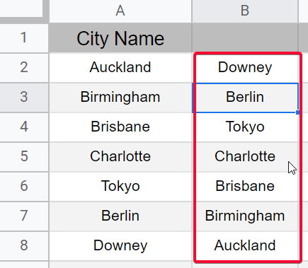 how to Flip or reverse data order in Google Sheets 40