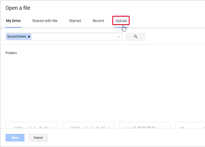 how to Import CSV files to Google Sheets 6