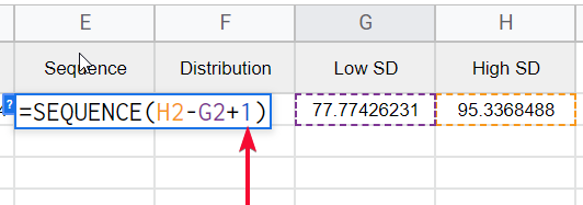 how to Make a Bell Curve in Google Sheets 10