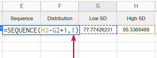 how to Make a Bell Curve in Google Sheets 11