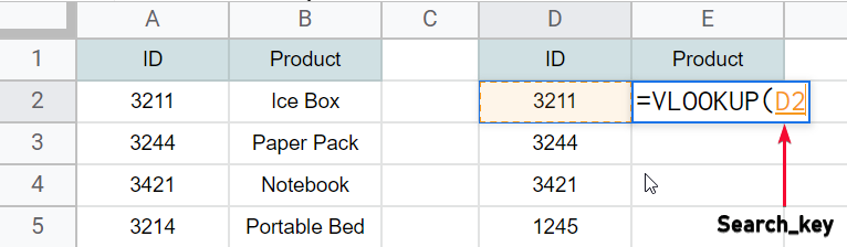 how to Use IFNA Function in Google Sheets 3