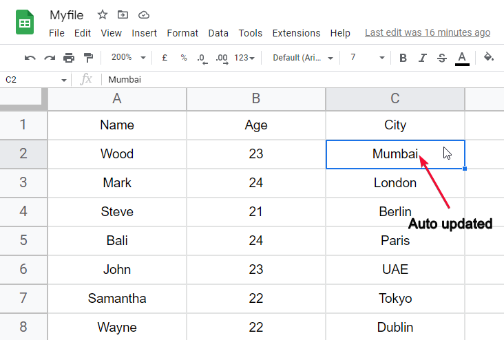how to Use IMPORTRANGE Function in Google Sheets 18