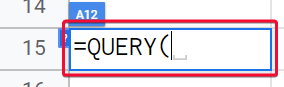how to Use QUERY Function in Google Sheets 5