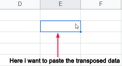 how to Use Transpose Function in Google Sheets 12