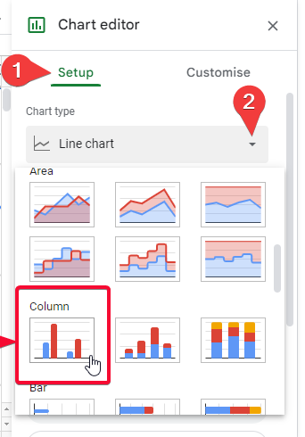 how to add error bars and data labels to charts in google sheets 4