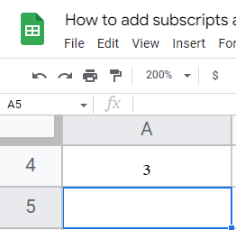 how to add subscripts and superscripts in google sheets 15