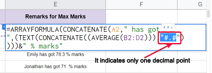 how to append text with value and formula in google sheets 10