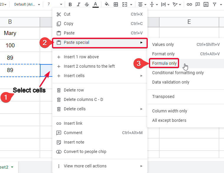 how to apply a formula to an entire column or row in Google Sheets 17