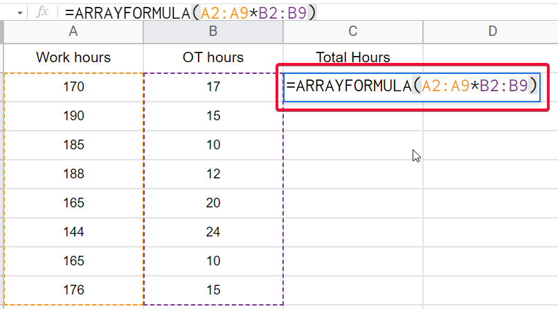 how to apply a formula to an entire column or row in Google Sheets 27