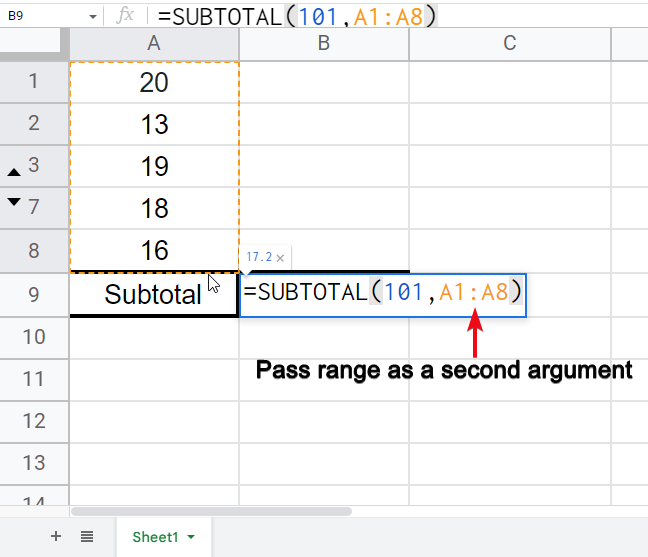 how to calculate Average mean and standard deviation google sheets 19