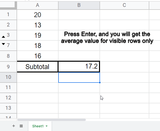 how to calculate Average mean and standard deviation google sheets 20