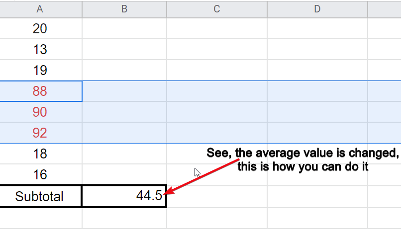 how to calculate Average mean and standard deviation google sheets 22