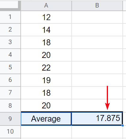 how to calculate Average mean and standard deviation google sheets 24