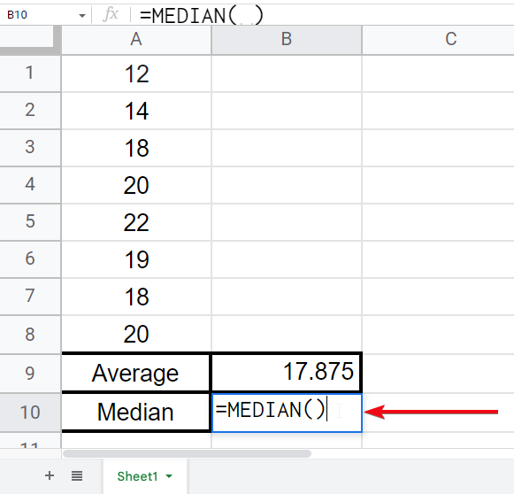 how to calculate Average mean and standard deviation google sheets 25
