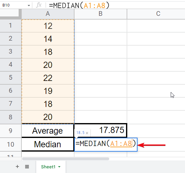 how to calculate Average mean and standard deviation google sheets 26