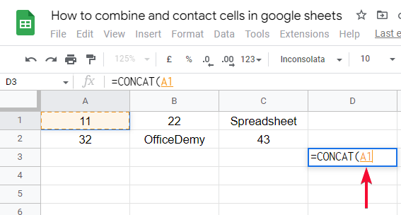 how to combine and contact cells in google sheets 18