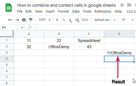 how to combine and contact cells in google sheets 20