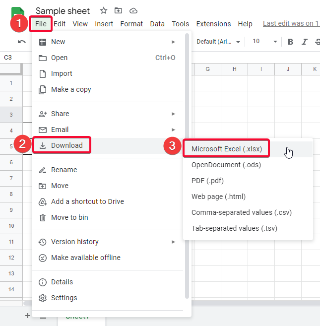 how to convert Excel to google sheets and google sheets to Excel 29