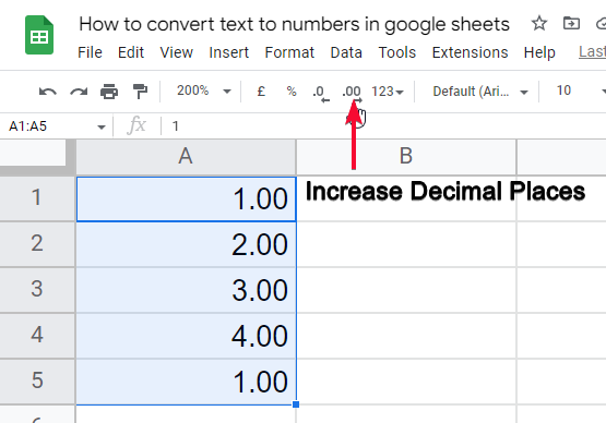 how to convert text to numbers in google sheets 23