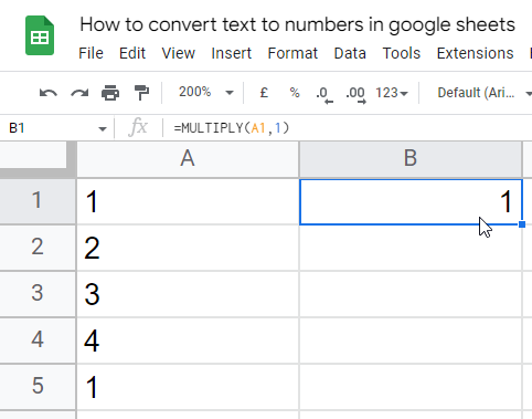 how to convert text to numbers in google sheets 35
