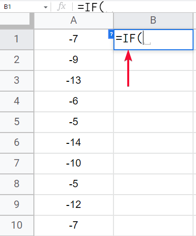how to find absolute value in Google Sheets 11