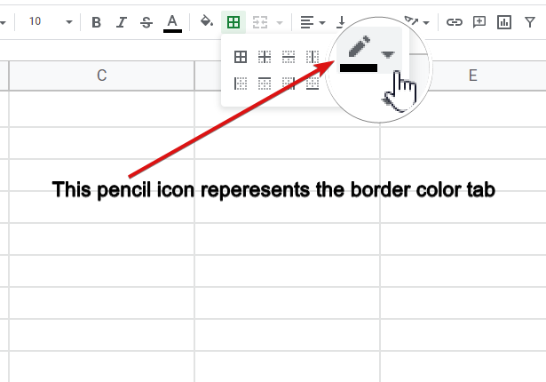 how to underline in google sheets 12
