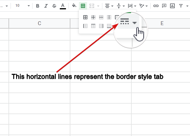 how to underline in google sheets 16