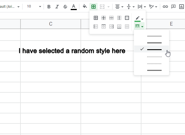 how to underline in google sheets 18