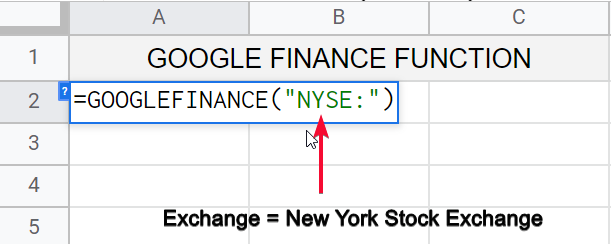 how to use Google Finance Function in Google Sheets 15