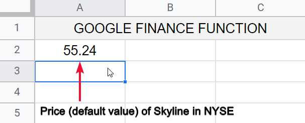 how to use Google Finance Function in Google Sheets 17
